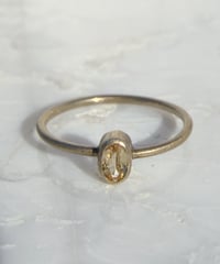 Yellow Sapphire (NO,138697) SILVER 18Kcoating 11号