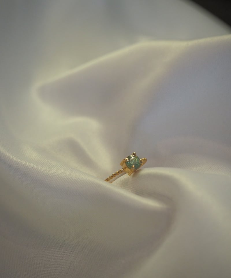 Zircon Twist Ring (NO,201813) Silver 18kコーティング1 Zircon Twist Ring (NO,201813) Silver 18kコーティング1