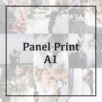 【パネル印刷】フォトWELCOMEボード【A1】