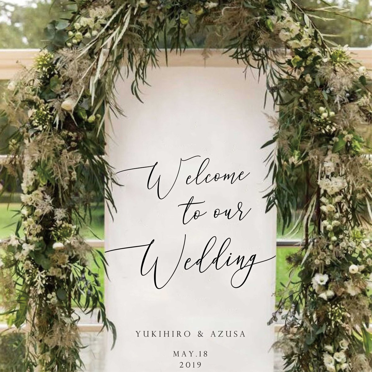 ウェディング タペストリー WEDDING タペストリー【90×180cm】 | Rdesign