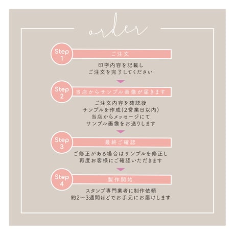 いろんなお花のスタンプ【フォントと配置が選べる】【名入れ】【オリジナルスタンプ】【お名前スタンプ】