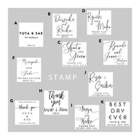 WEDDING STAMP(3×3cm)