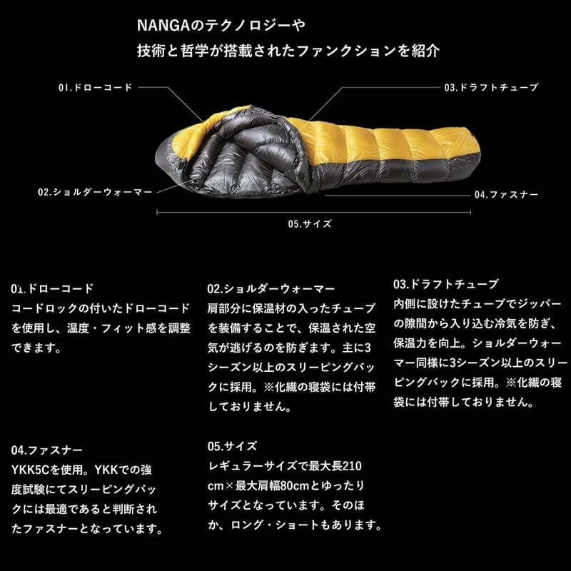 NANGA /AURORA light 750 DX N17DRE11 BLK レギュラー | NANGA /AURORA light 750 DX N17DRE11 BLK レギュラー |