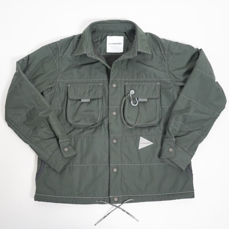 and wander /T/C alpha shirt jacket | SUNDAY web...