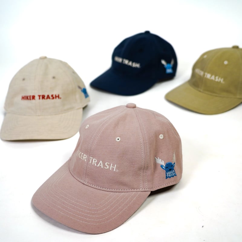 hiker trash cap navy UL イワシ スケッチ hemp hiker trash cap