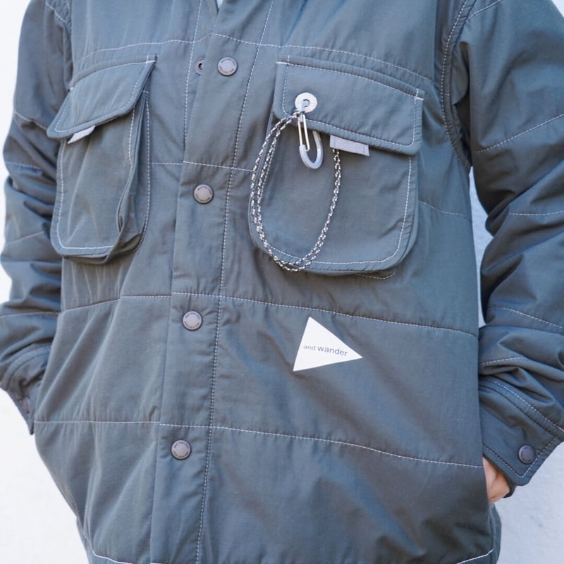 and wander /T/C alpha shirt jacket | SUNDAY web...