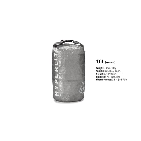 Hyperlite Mountain Gear/ Roll-Top Stuff Sack10L