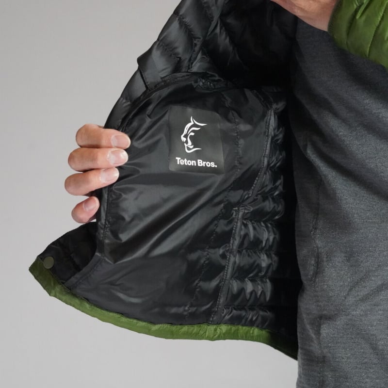 TETON BROS ティートンブロス ハイブリッドインナー 【G】. ティートンブロス ハイブリッド インナー ダウン フーディ Teton