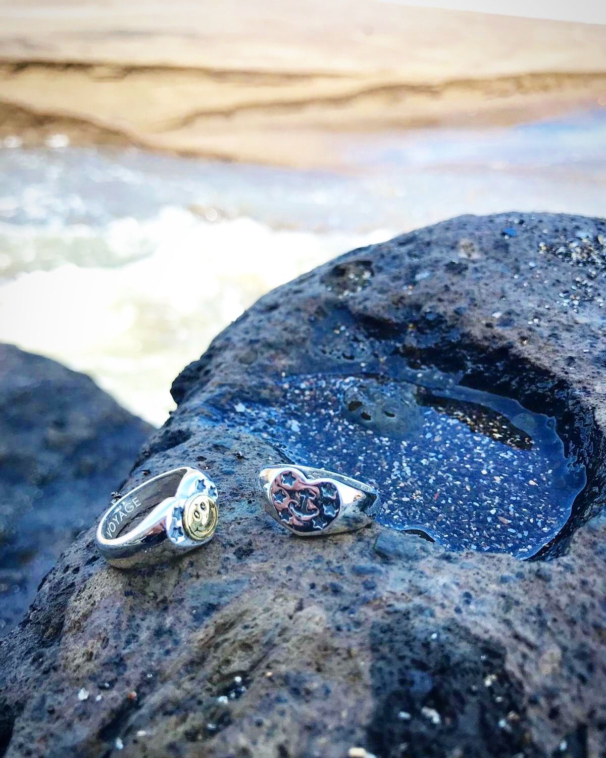 ハート シグネット リング 925シルバー | Voyage Jewelry Japan