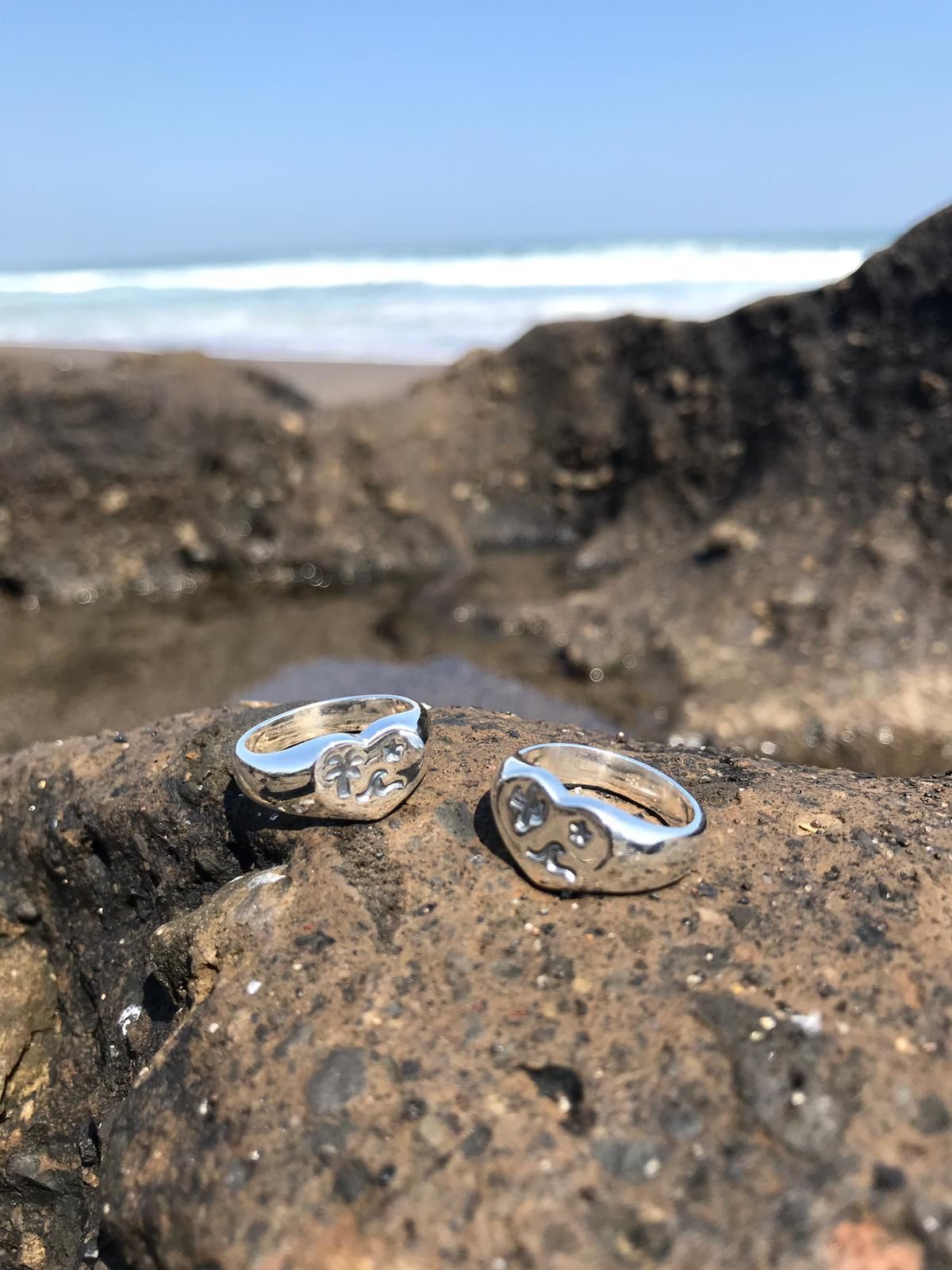 ハート シグネット リング 925シルバー | Voyage Jewelry Japan