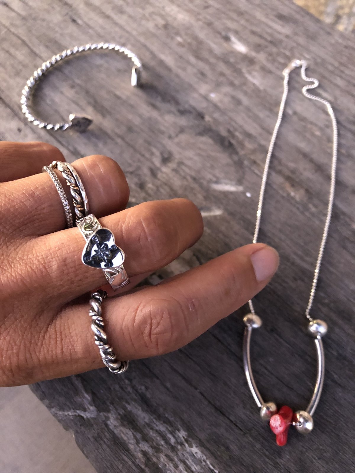 ミックスロープ リング シルバーX925シルバー | Voyage Jewelry Japan