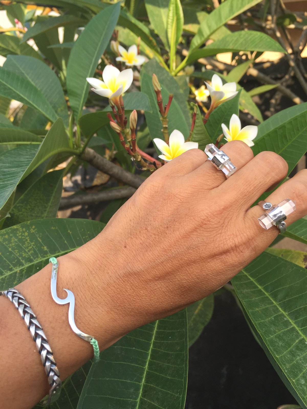 スクロール バンド バングル ラージ ブレスレット シルバー 925