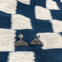 ホエールテール　925シルバー　ピアス