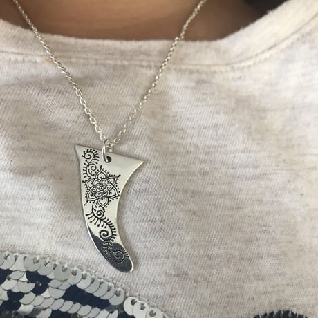フラワー センターフィン 925シルバー
