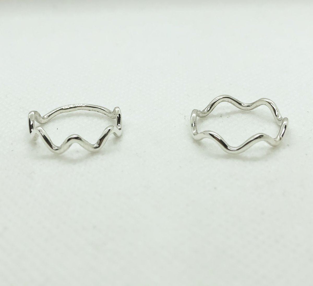 希少☆ ☆ウェーブ.リング コンビ　925S elandsea_sml001