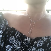 Love ウェーブ  ネックレス 925シルバー