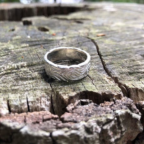 Mokume リング　925シルバー