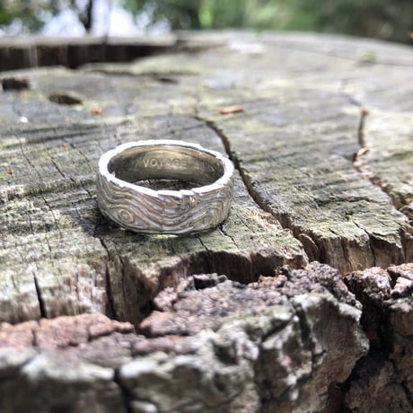 Mokume リング　925シルバー