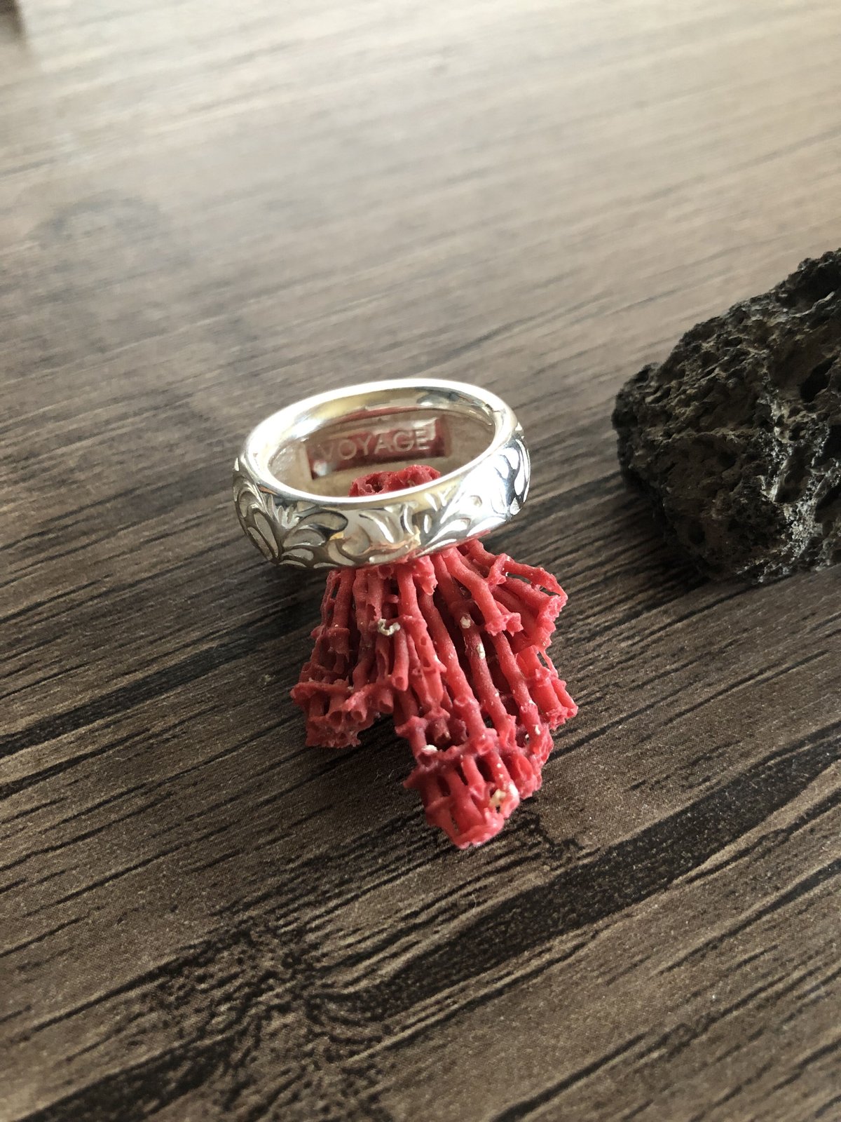 甲丸唐草模様リング N 925シルバー | Voyage Jewelry Japan 甲丸唐草模様リング N 925シルバー | Voyage Jewelry Japan