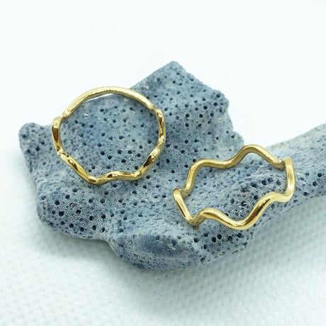 コンティニュアス　ウェーブリング　K18GP