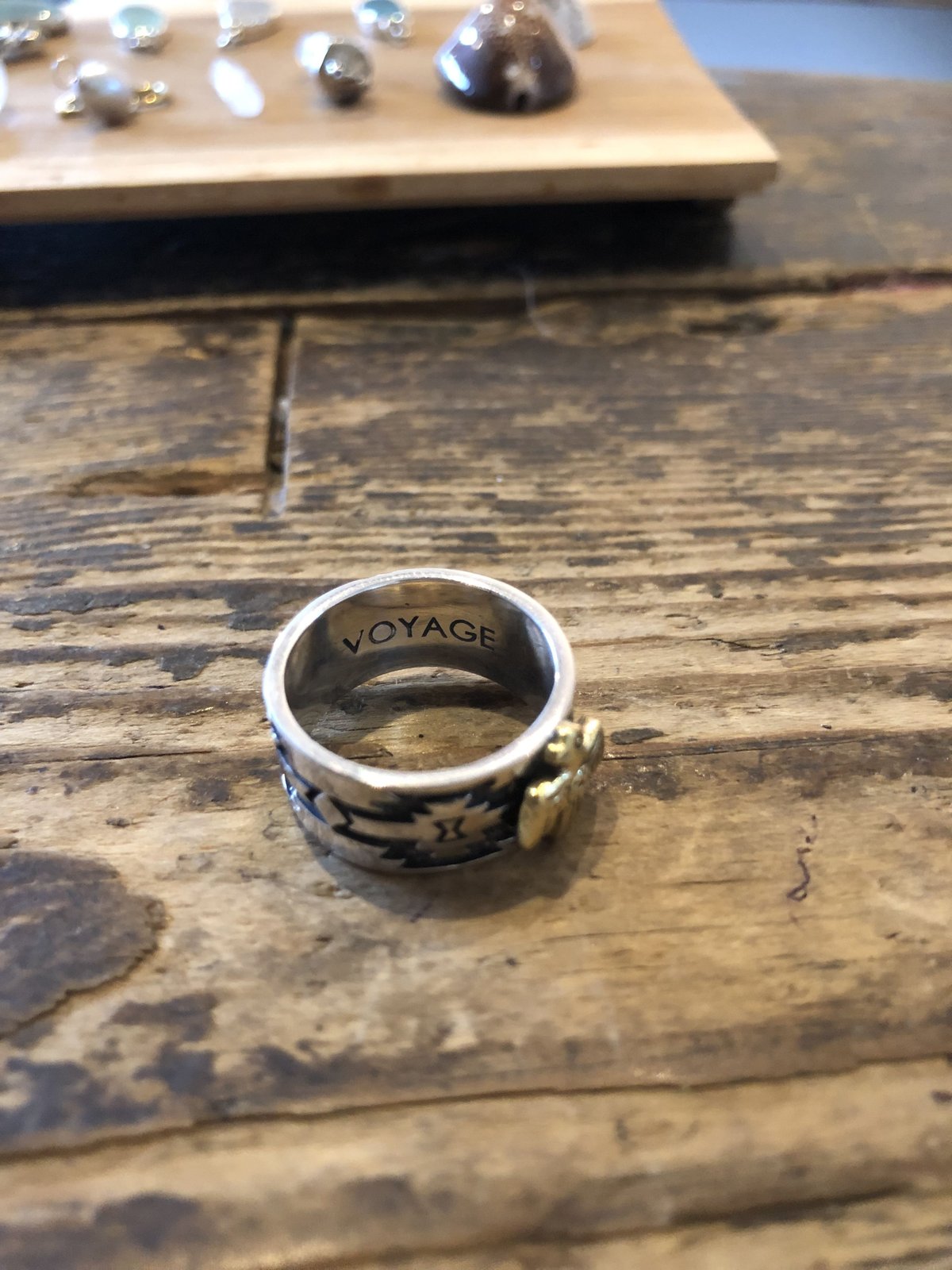 オルテガ柄 リング w/サンダーバード | Voyage Jewelry Japan