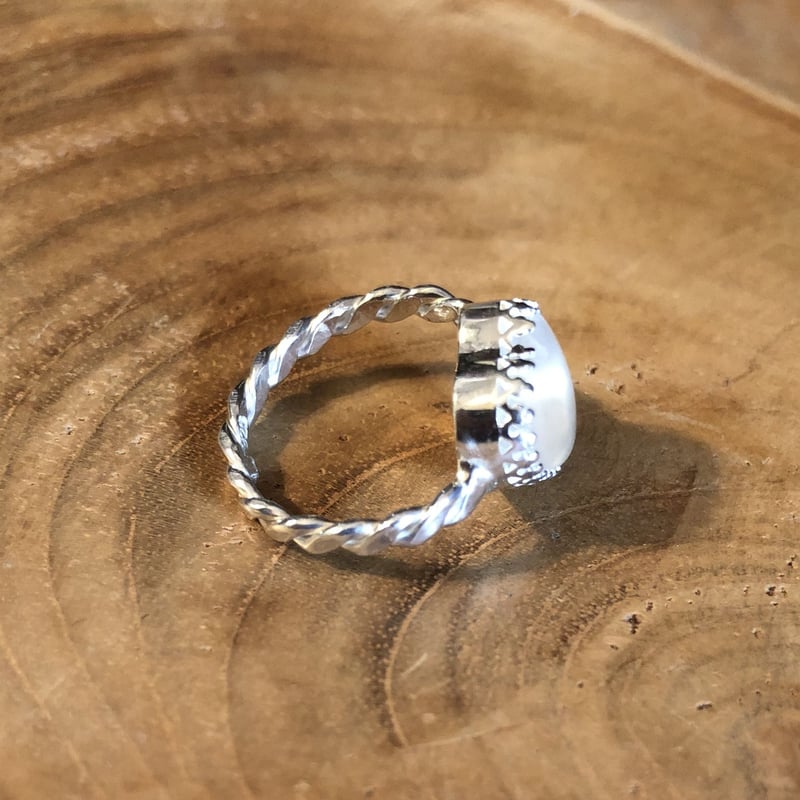 マザーオブパール 925 リング Amazon | マザーオブパール SILVER 925 デザインリンク 真珠の