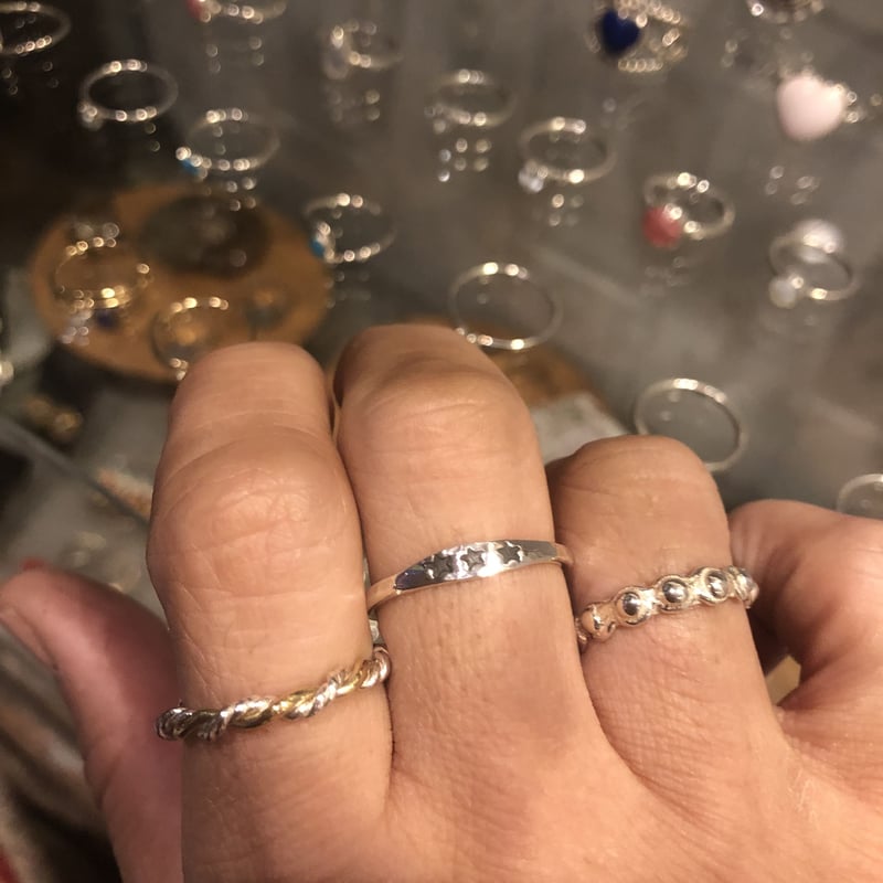 ミックスロープリング 925シルバー X 真鍮 | Voyage Jewelry Japan