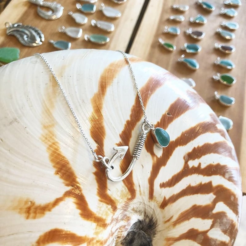 フィッシュフック ネックレス 925シルバー | Voyage Jewelry Japan