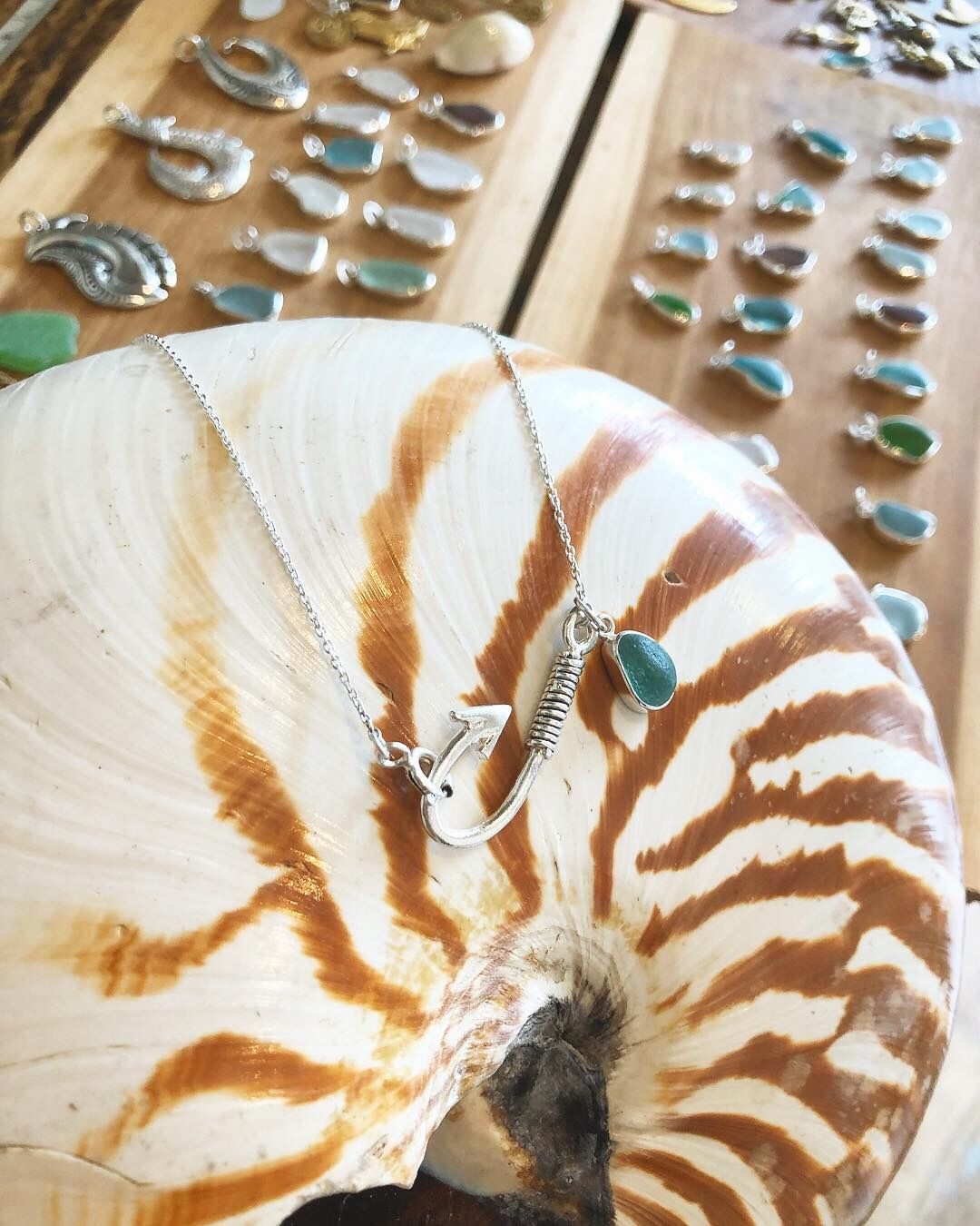 フィッシュフック ネックレス 925シルバー | Voyage Jewelry Japan