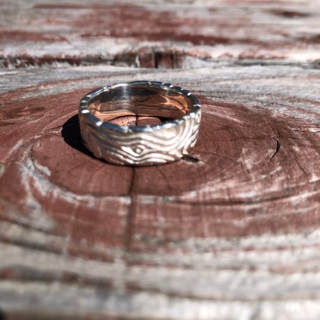 Mokume リング　925シルバー