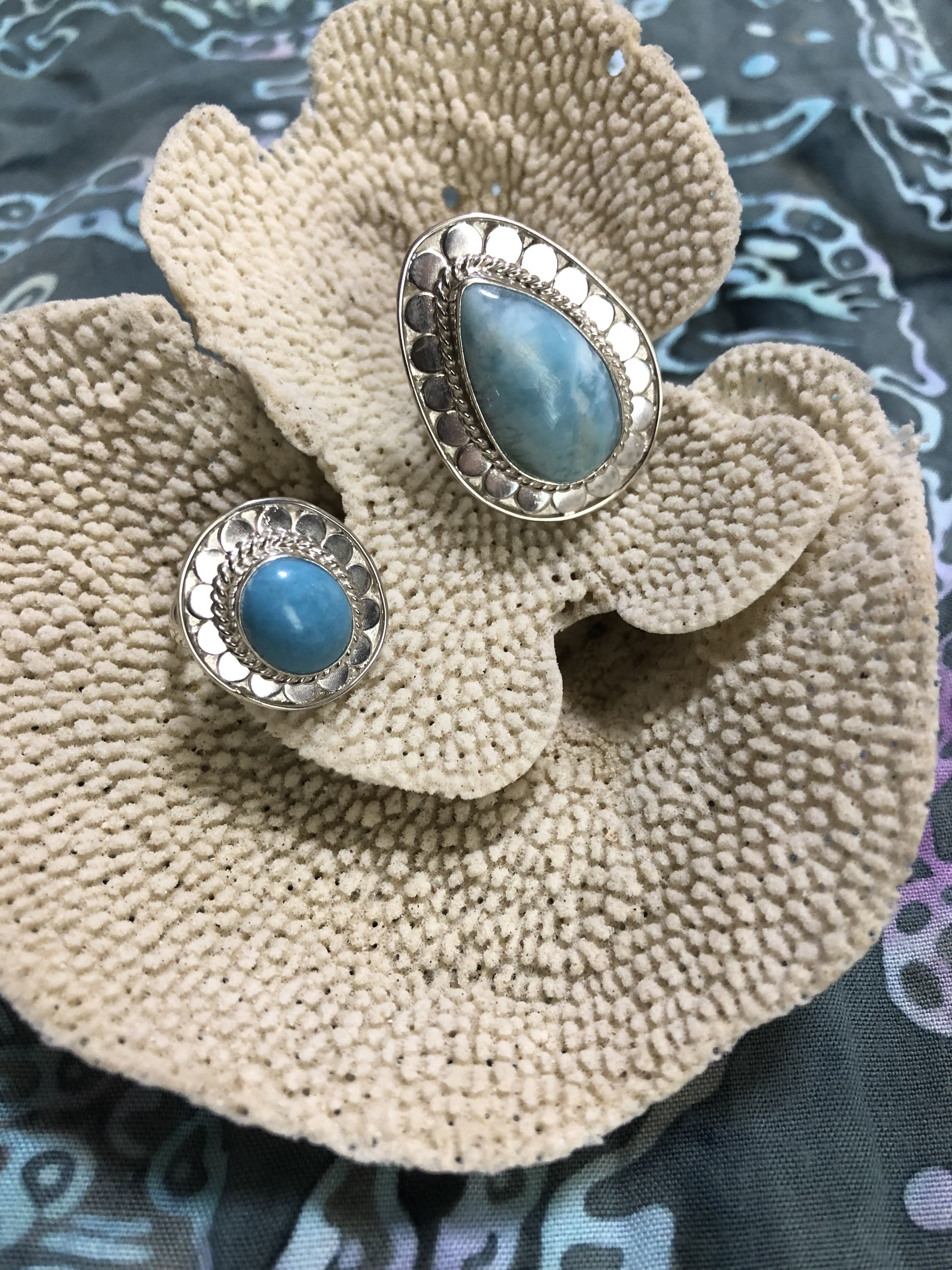 ラリマー リング(小指) 925シルバー | Voyage Jewelry Japan