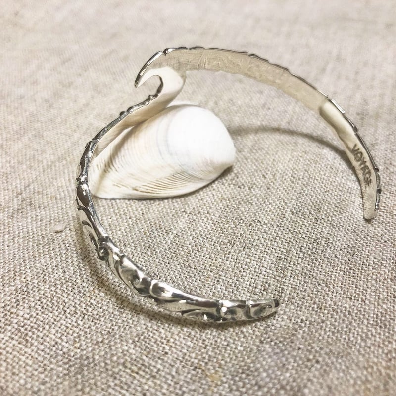   925 ウェーブ バングル j_231 Amazon | 不規則バングル シルバー925 なめらかウェーブバングル