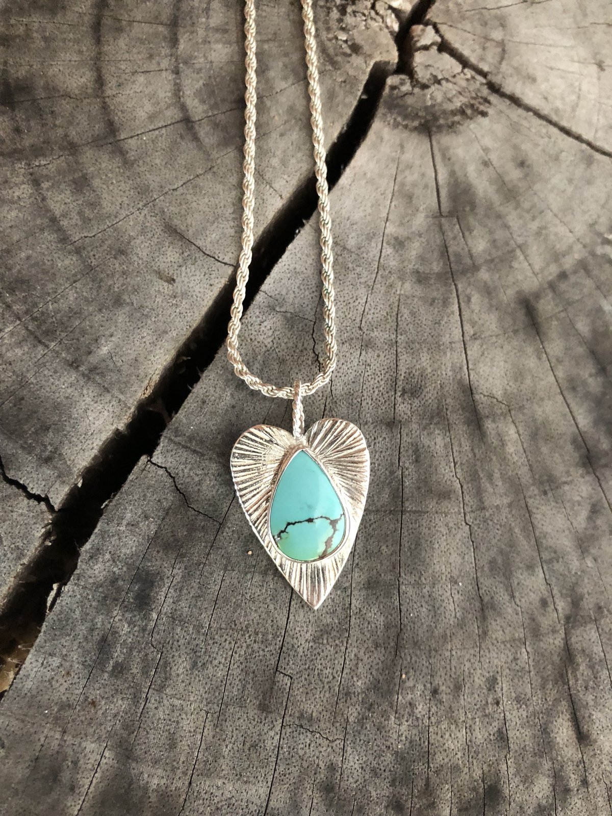 ハート ターコイズ ペンダント 925シルバー | Voyage Jewelry Japan