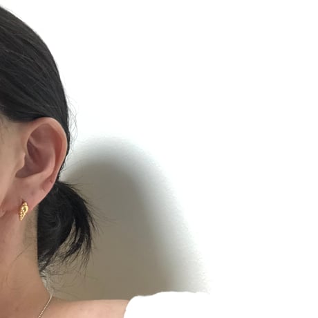 シーシェル　ピアス　K18ゴールドプレーテッド