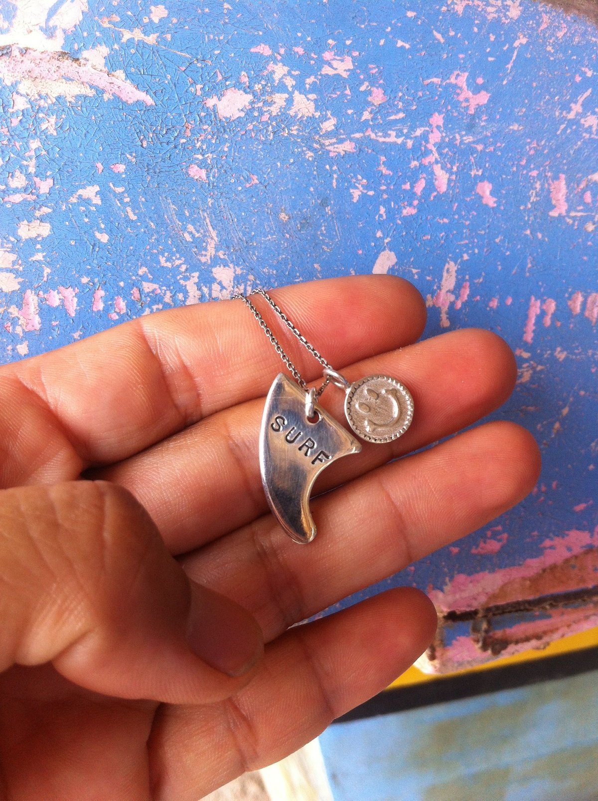 サーフボードフィンペンダント925シルバー | Voyage Jewelry Japan