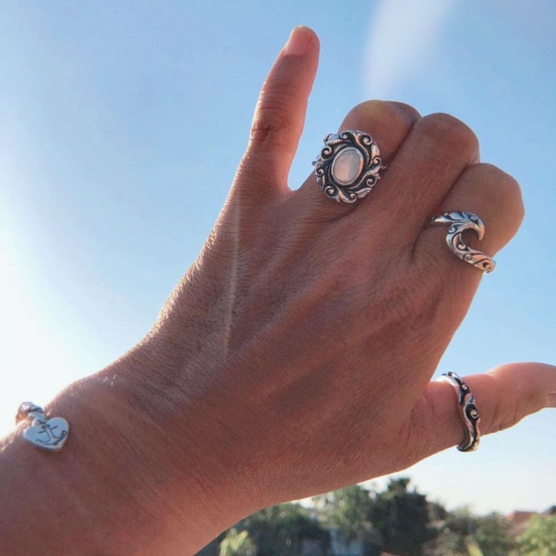 バリ ウェーブ リング 925シルバー | Voyage Jewelry Japan バリ ウェーブ リング 925シルバー | Voyage Jewelry Japan