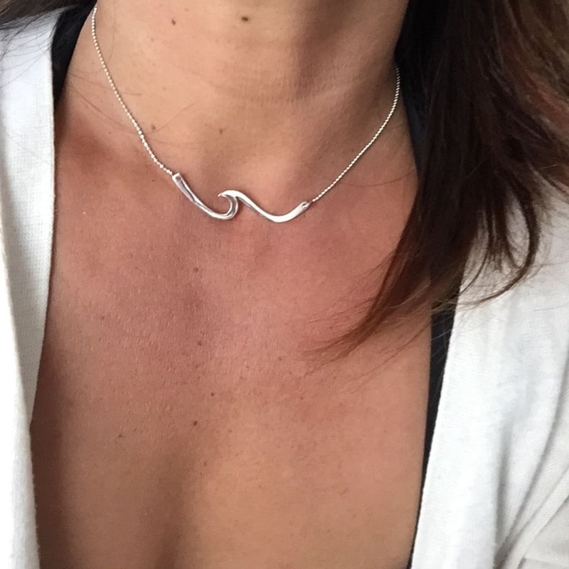 Wave ネックレス 925シルバー | Voyage Jewelry Japan Wave ネックレス 925シルバー | Voyage Jewelry Japan