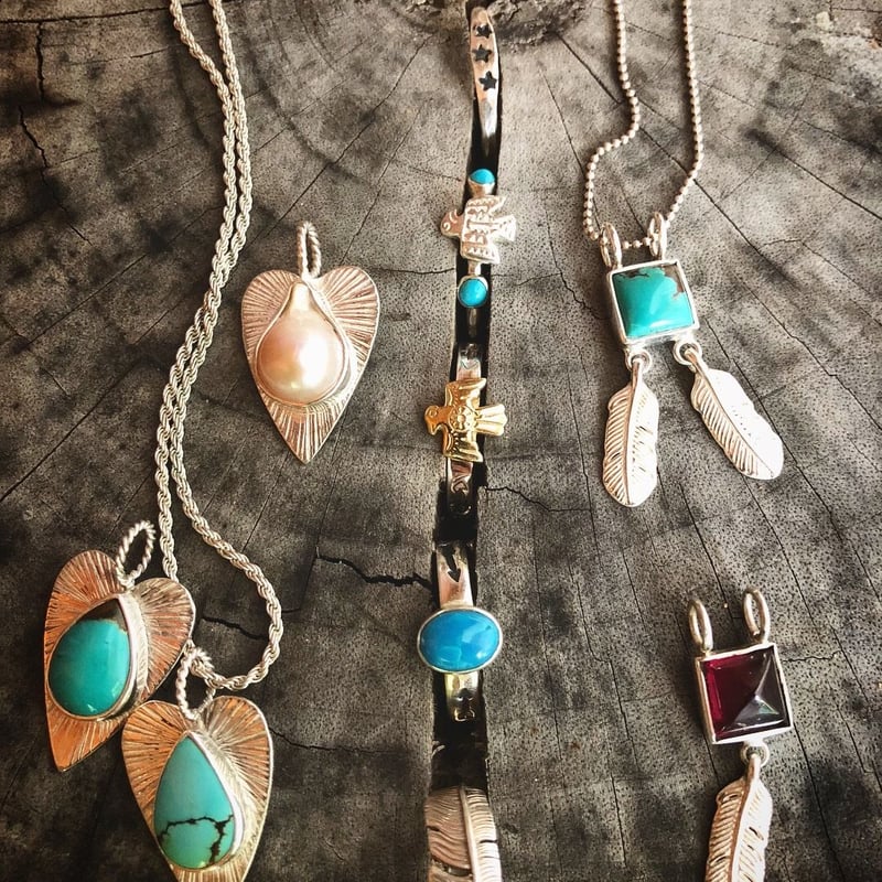 ハート ターコイズ ペンダント 925シルバー | Voyage Jewelry Japan