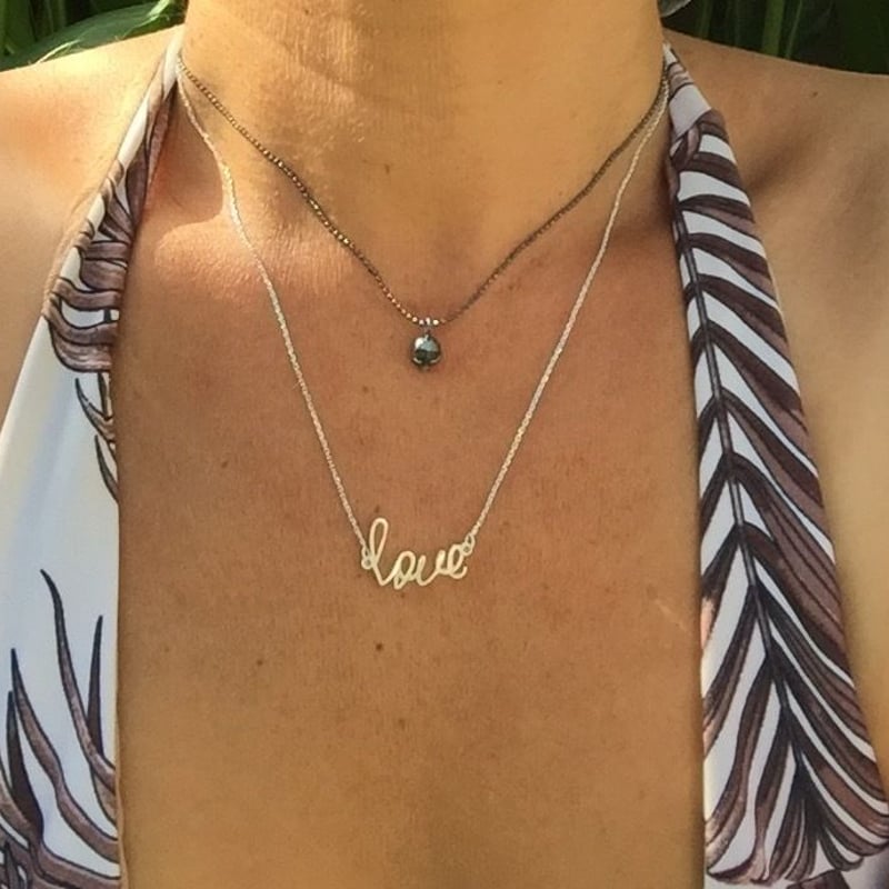 Love ネックレス 925シルバー | Voyage Jewelry Japan