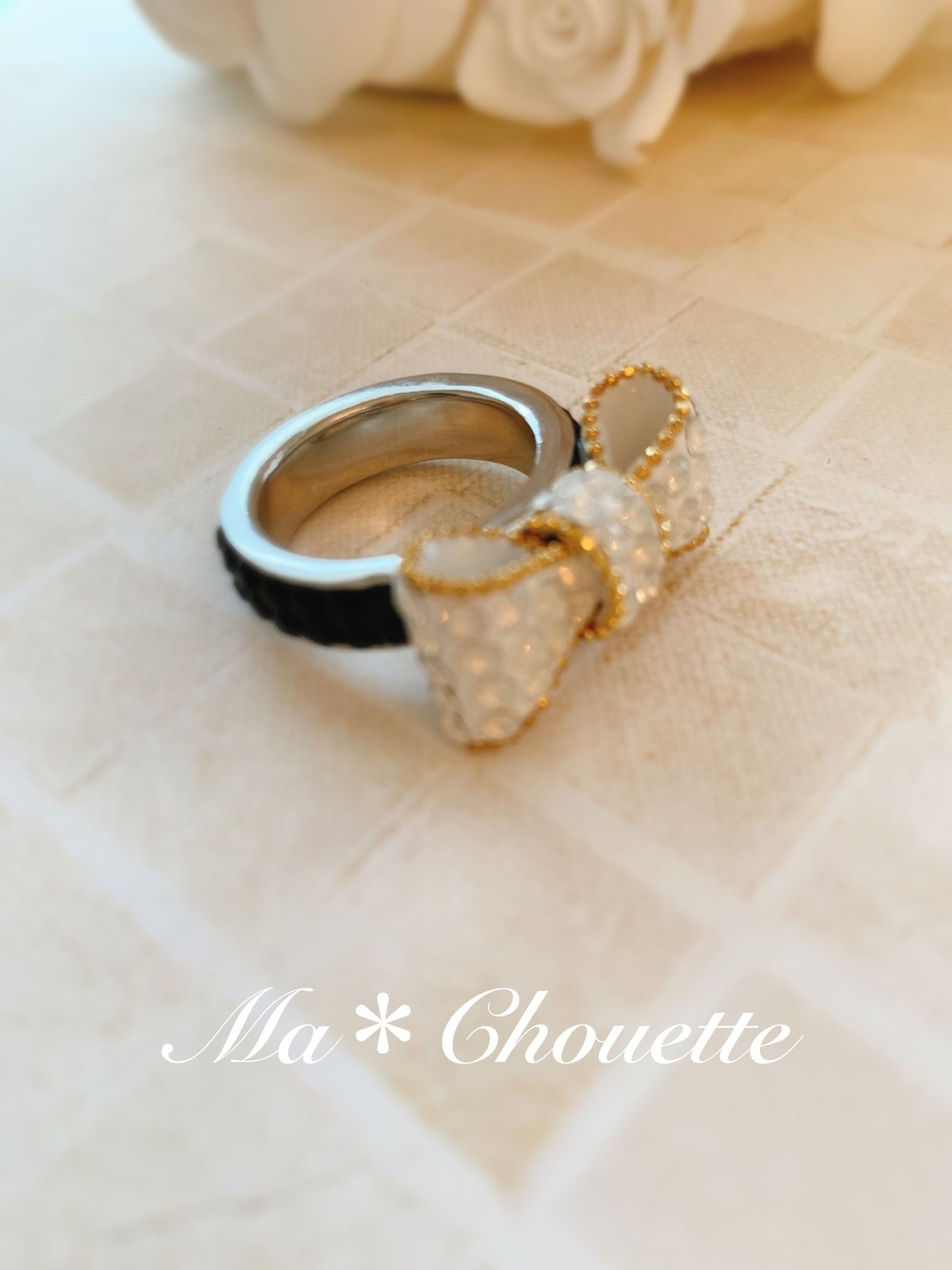 完成品立体リボンリング | Ma*Chouette～マシュエット～ STORES