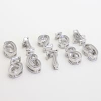 デコ用土台SV925製土台 petit  number（チャトン付き）