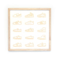 Silk Screen - Sneakers/ Gold
