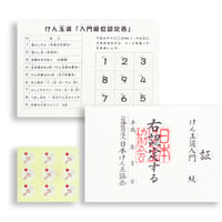 入門級位認定証