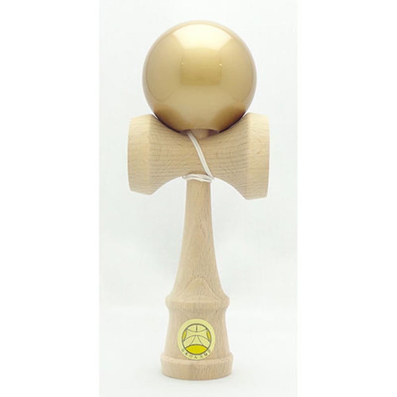 【競技用けん玉】大空プレミアム　ゴールド＆ホワイト　セット　廃盤 山形工房：大空プレミアム / ゴールド | 【認定けん玉ショップ】一般