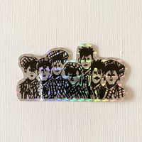 「チェックの人たち」ステッカー