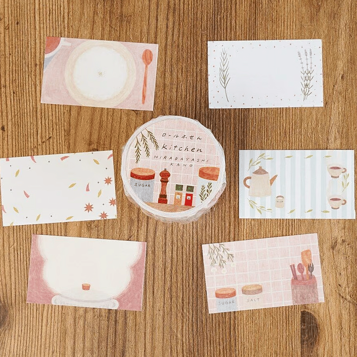 平林香乃／ロール付箋「kitchen」 | ひそかな雑貨屋 うみねこ社