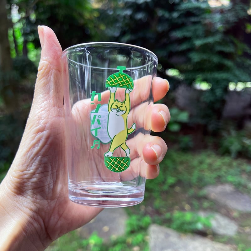 フルーツ猫 ニャンコのカンパイ♫ペアミニグラス | ひそかな雑貨屋