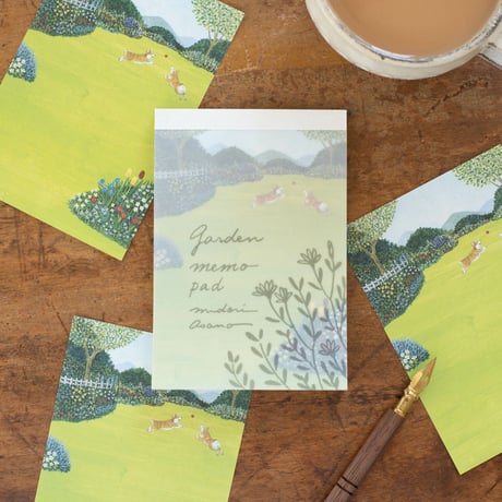手紙社｜浅野みどり・メモパッド「garden memo pad」