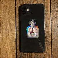 人体模型マナブくん ホログラムステッカー　上半身