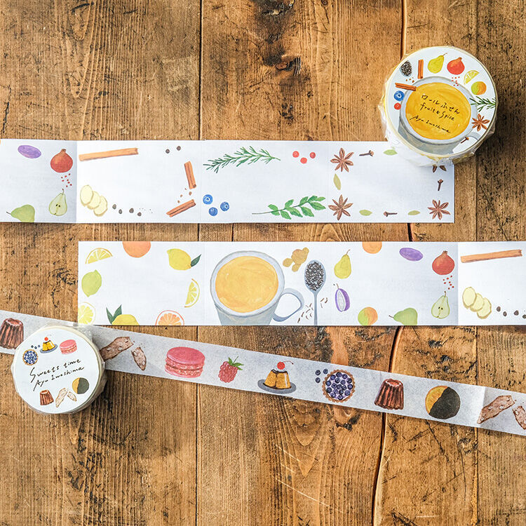 いわしまあゆ/ マスキングテープ「Sweets time」 | ひそかな雑貨屋